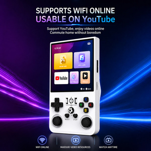 Nouvelle console de jeu portable R36 Max Pro avec grand écran de 4 pouces, puce Android, système double Android et Linux, Wifi, prise en charge de YouTube - Product Image 4
