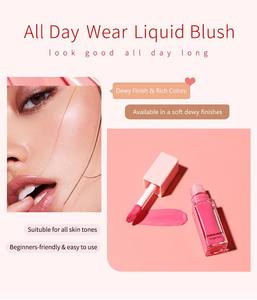 Alta calidad OEM etiqueta privada sin logotipo de lujo líquido rubor Oem líquido crema bronceador contorno rubor - Product Image 5