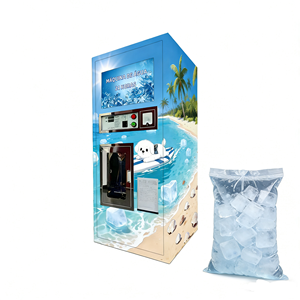 ตู้จำหน่ายน้ำแข็ง/น้ำดื่มเชิงพาณิชย์ ปรับแต่งได้ พร้อมระบบกรองน้ำ 800G ตู้ขายน้ำแข็ง สถานีจำหน่ายน้ำ - Product Image 1