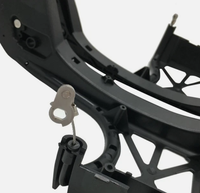 Système de loquet de sacoche en métal et plastique à ouverture à une touche pour montage arrière Touring 2014-2024