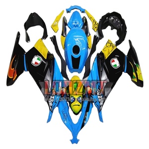 Inyección de pez tiburón para <span class=keywords><strong>KAWASAKI</strong></span> <span class=keywords><strong>NINJA</strong></span> 2017 EX300 <span class=keywords><strong>ZX</strong></span> 300 ZX3R 13 14 15 16 17 27No.0 ZX300R 2013 2014 2015 2016 2017 Carenado - Product Image 1