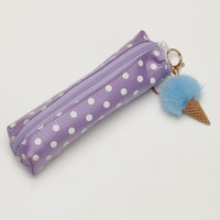 Fourrure de vison Mini crème glacée téléphone portable pendentif doux en peluche porte-clés bijoux