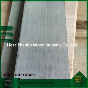 Panneaux de meubles en <span class=keywords><strong>bois</strong></span> de paulownia massif, finition carbonisée, peignable, disponibles en différentes tailles - Product Image 3