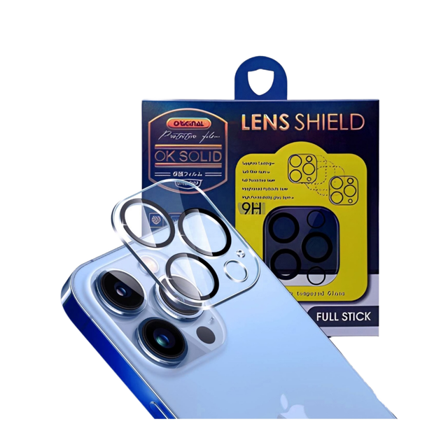 Wholesale 3D 9H Hardness Anti Scratch Tempered Glass Screen Protector Back Camera Lens Protector for iPhone 14 15 Pro Max 16 17