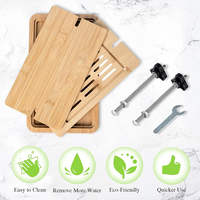 WDF Logo personnalisé fabricant de tofu en bois tofu presse maquina de ménage moule mini presse une presse à tofu en bambou pour la cuisine.