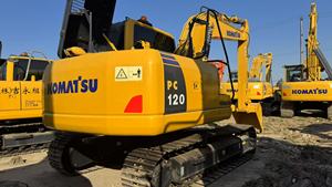 Excavatrice Komatsu PC120-6 d'occasion pas chère, 6,3 tonnes, mini-excavatrice haute performance, faible nombre d'heures de travail, à vendre, en stock - Product Image 2