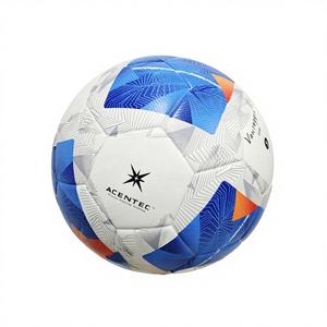 Ballon de football professionnel personnalisé n°5 en PVC et cuir PU durable pour les sports d'équipe et l'entraînement en extérieur - Product Image 2