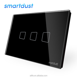 Smartdust chúng tôi tiêu chuẩn 1/2/3/4 gang thông minh Wifi tường cảm ứng chuyển đổi ánh sáng - Product Image 5