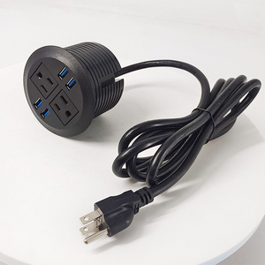 <span class=keywords><strong>Prise</strong></span> circulaire <span class=keywords><strong>renforcée</strong></span> multi-prises standard US pour meubles – Fournisseur - Product Image 2