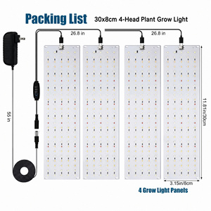 LED-Pflanzenlampe Vollspektrum 36W <span class=keywords><strong>Quantum</strong></span> Board Lampe Dimmbar 10 Stufen 3H 9H 12H Timer für Zimmerpflanzen Sukkulenten Setzlinge - Product Image 5