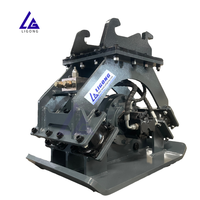 Compacteur hydraulique universel Ligong pour excavatrices de 1 à 50 tonnes, garantie de 18 mois, fixation et remplacement faciles