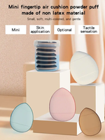 Mini éponge de maquillage hydrophile en polyuréthane sans latex pour poudre et correcteur, format coussin d'air, pour le pouce et le petit doigt, Super Extra