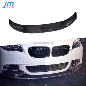 Fibra de carbono/PP alerón delantero parachoques Chin Splitter Guard para <span class=keywords><strong>BMW</strong></span> 5 Series <span class=keywords><strong>F10</strong></span> 520i <span class=keywords><strong>528i</strong></span> 530i 535i m-tech m-sport 2012-2018 - Product Image 1