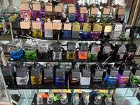 8 ml 10 ml petit pendentif cylindrique désodorisant parfum voiture suspendu diffuseur bouteille avec ficelle noire