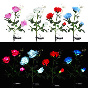 Moldes de flores artificiales de purpurina rosa para <span class=keywords><strong>mujer</strong></span>, decoración del Día de San Valentín por sublimación, regalo para fiesta en casa, <span class=keywords><strong>2022</strong></span> - Product Image 2