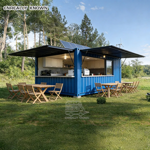 Café italien sur mesure : Bar de luxe en conteneur à plan ouvert avec cuisine - Product Image 5