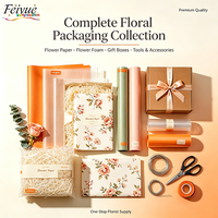 Ensemble de boîtes cadeaux rondes en PVC avec fenêtre transparente, boîte cadeau ronde pour bouquet floral, emballage pour mariage, Saint-Valentin, vente en gros