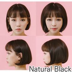Parrucche da donna per capelli e parassiti con Bulom nero naturale per capelli umani - Product Image 1