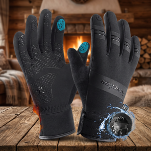 Guantes Deportivos de Invierno para Motociclismo y Esquí para Hombre, Aislantes, con Cierre de Cremallera, Impermeables, con Pantalla Táctil, Térmicos, para Entrenamiento Deportivo al Aire Libre - Product Image 4