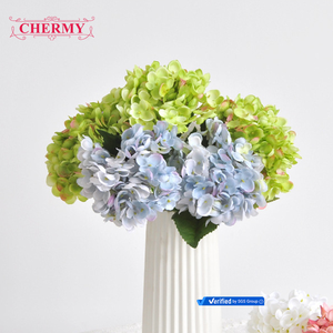 TH1520 Venta al por mayor Boda Decoración Bunga Hortensia Flores artificiales <span class=keywords><strong>Flor</strong></span> falsa - Product Image 6