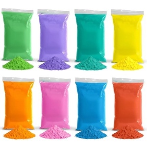 Polvo de Color Holi de Maíz de Grado Alimenticio al por Mayor OEM 100g, Polvo Biodegradable No Tóxico para Revelación de Género y Festival Holi - Product Image 1