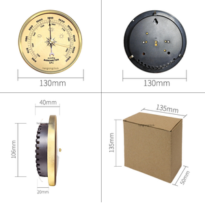 <span class=keywords><strong>70mm</strong></span>/90mm/130mm金属気圧計圧力計天気従来の気象ステーション気圧計温度計 - Product Image 5