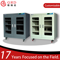 GRD450L Armoire de déshumidification haute performance 20%-60% HR pour appareils photo, objectifs, microscopes, télescopes, cartes mémoire, films, objets anciens, DVD et bijoux