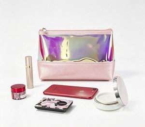 Bolsa de Aseo Transparente con Cierre de TPU, Bolsa de Maquillaje Portátil, Organizador de Cosméticos Impermeable, Regalo de Boda o Viaje - Product Image 2
