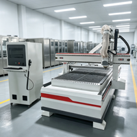Machine de découpe CNC ATC 1325 1530 avec lame de scie intégrée pour la fabrication de meubles et d'armoires en Chine
