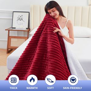 Custom Logo Winter Bed Throw Blanket Quilted Wearable Industrial Cold Portable Warm Electric <strong>Heater</strong> Heated Thermal Pad Supplier - Product Image 5