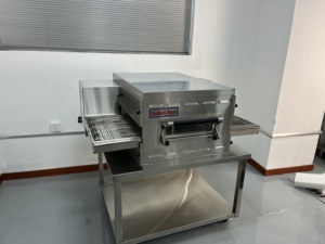 Four <span class=keywords><strong>à</strong></span> <span class=keywords><strong>pizza</strong></span> électrique <span class=keywords><strong>à</strong></span> double température 10,2 kW 300 ℃   Comptoir de grande capacité, économie d'énergie, entretien facile, CE - Product Image 2