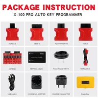 Xtool X100 Pro2 X100 Pro2 Obd2 Mileage Adjuster Code Scanner Auto Key ECU Programmer PK PRO3 OBD 2 OBD2 Car Diagnostic Tools