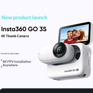 Cámara Insta360 GO 3S 4K, Cámara de Pulgar para Vlogs, Ciclismo, Padres e Hijos, Mascotas, Deportes, Captura de Alta Definición 4K, Videos Nítidos en 4K - Product Image 1