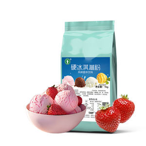 Poudre de base pour crème glacée dure à la fraise et à la mangue OEM, emballage en sachet de sucre, texture crémeuse, longue durée de conservation, exportation mondiale - Product Image 6