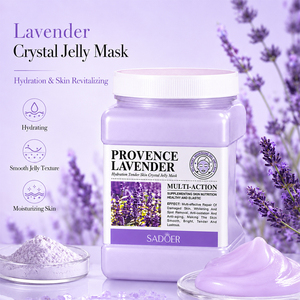 Masque facial hydratant en poudre de cristal de lavande SADOER OEM ODM sous marque privée, format échantillon pour tous types de peau - Product Image 2