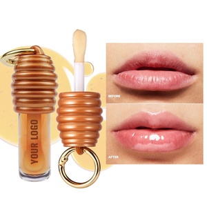 Bálsamo Labial Vegano Herbal con Tu Logotipo, Color Marrón Dorado, Hidratante, con Brillo, Textura de Panal, Nutre, Suaviza, Brillo Francin - Product Image 2