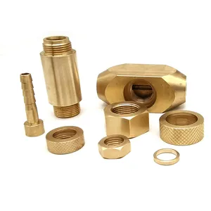 OEM Precision Custom CNC Machined Metal Components Brass CNC Machining Milling Parts