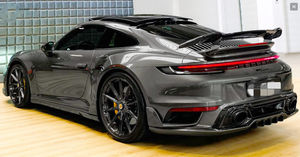 Diffuseur arrière en fibre de carbone véritable pour accessoires de lèvre arrière Porsche 992 Turbo <span class=keywords><strong>S</strong></span> - Product Image 2