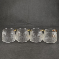 Pot d'eau en verre borosilicate transparent personnalisable avec couvercle en acier inoxydable pour boire