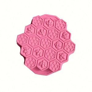 Molde de silicona con forma de panal para pasteles, muestra gratuita de fábrica, molde para velas, jabón DIY, venta caliente, OEM/ODM - Product Image 3