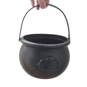 Caldero <span class=keywords><strong>de</strong></span> Bruja Grande <span class=keywords><strong>de</strong></span> 7.5 Pulgadas, Negro, Ecológico, <span class=keywords><strong>de</strong></span> Plástico, Accesorios <span class=keywords><strong>de</strong></span> Disfraces <span class=keywords><strong>de</strong></span> <span class=keywords><strong>Halloween</strong></span>, Centro <span class=keywords><strong>de</strong></span> Mesa <span class=keywords><strong>para</strong></span> Interiores, Decoraciones <span class=keywords><strong>para</strong></span> Fiestas - Product Image 2