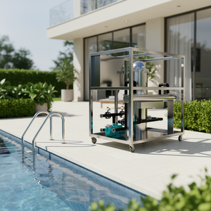 Sistema <span class=keywords><strong>de</strong></span> Filtración y Gestión <span class=keywords><strong>de</strong></span> Agua <span class=keywords><strong>para</strong></span> Piscinas YOLO-POOL YLDS01, Clorador <span class=keywords><strong>de</strong></span> Acero Inoxidable 304, 88.8 gpm, Fácil Instalación - Product Image 1