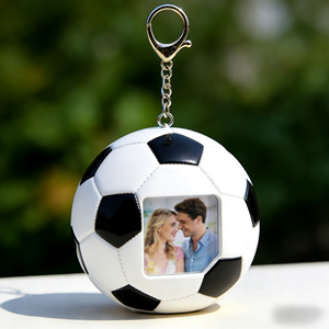 Pendentif en résine personnalisé Scène du premier rendez-vous, petite taille, peut contenir une photo, porte-clés - Product Image 2