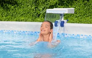 <span class=keywords><strong>Bestway</strong></span> 58619 numérique apaisant lumière <span class=keywords><strong>LED</strong></span> piscine rideau mur cascade sortie Spa cascade en plastique - Product Image 5