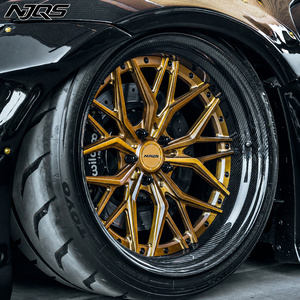 Jantes forgées NJQS en fibre de carbone pour <span class=keywords><strong>Mercedes</strong></span> GLE350 450 Coupé avec kit d'enveloppement Larte et ailerons arrière en maille pour voitures <span class=keywords><strong>4x4</strong></span> - Product Image 3