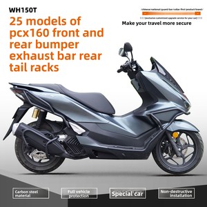 25 Modelli <span class=keywords><strong>Honda</strong></span> PCX160 (WH150T) Barra di Protezione Anticaduta Anteriore e Protezione Tubo di Scarico - Modifica Completa per <span class=keywords><strong>Moto</strong></span> - Product Image 6