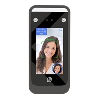 TIMY TM-AI06 Terminal de contrôle d'accès 4,3 pouces avec reconnaissance faciale dynamique IA, RFID/codes QR et vision nocturne