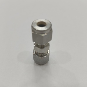 Yüksek hassasiyetli paslanmaz çelik 316 yüksek basınç boru bağlantı parçaları, üretim mühendisliği bileşenleri için düz konektörlerle. - Product Image 1