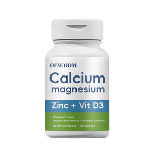 Cápsulas de Vitamina D3 con Calcio, Magnesio y Zinc de Alta Absorción OEM, Suplemento de Colágeno Alto en Proteínas para la Fortaleza Ósea en Adultos, 60 Unidades - Product Image 4