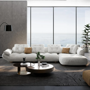 नॉर्डिक baxter नीचे पंख सोफे चमड़े मिलानो सोफा सेट इतालवी डिजाइनर मिलानो सोफे - Product Image 3